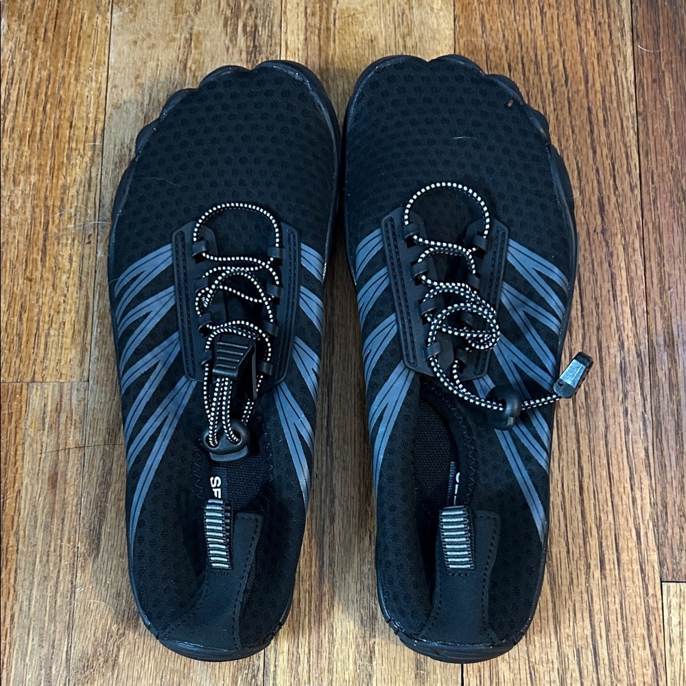 Seekway Water Shoes Men’s 7.5 Women’s 8.5 Quick Dry Black Gray EU 39
